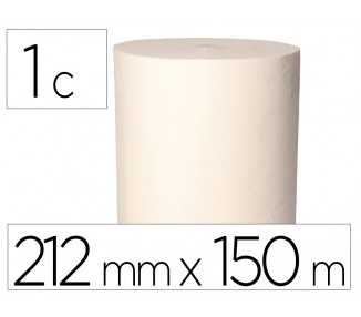 Papel secamanos bunzl greensource 2 capas celulosa blanca 212 mm x 150 mt con sistema autocorte paquete de