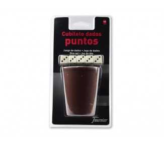 Dados poker forunier con cubilete en blister