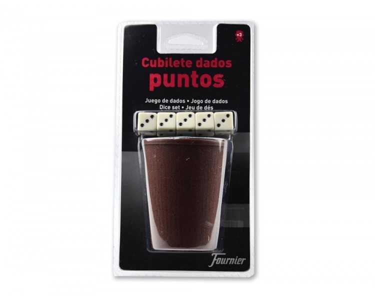 Dados poker forunier con cubilete en blister