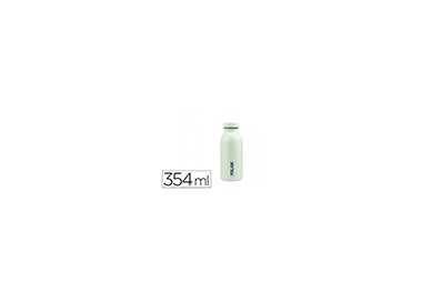 Botella portaliquidos milan acero inoxidable termo color verde 354 ml