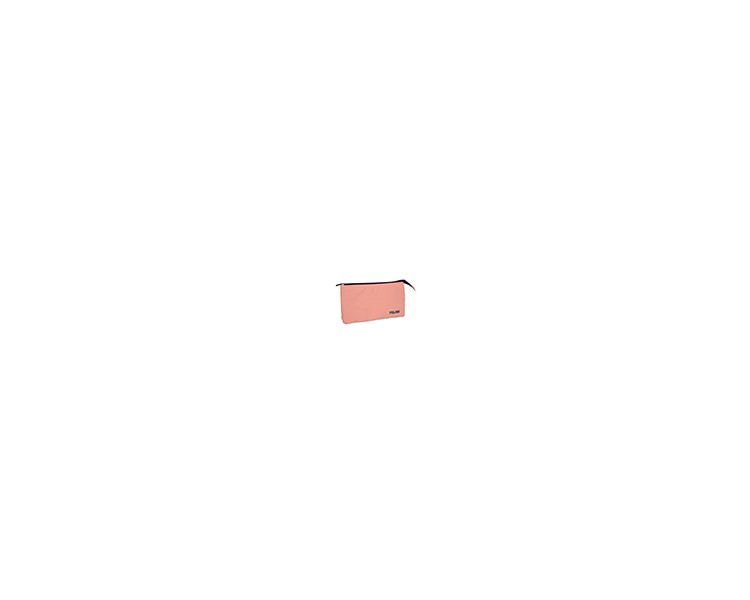 Bolso escolar portatodo milan 1918 collection 3 cremalleras y 5 compartimentos rosa 215x35x125 mm