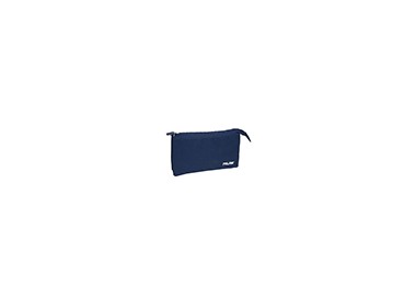 Bolso escolar portatodo milan 1918 collection 3 cremalleras y 5 compartimentos azul marino 215x35x125 mm Bolso escolar portatodo milan 1918 collection 3 cremalleras y 5 compartimentos azul marino 215x35x125 mm