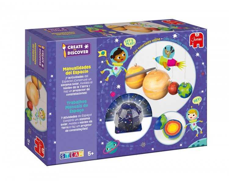 Juego jumbo educativo create & discover el espacio