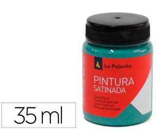 Pintura latex la pajarita satinada l-39 bote 35 ml verde jade