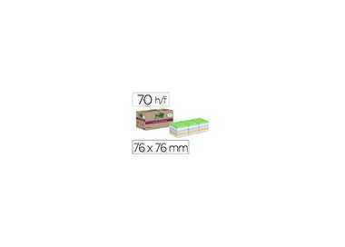 Bloc de notas adhesivas quita y pon post-it super sticky 76x76 mm 70 hojas recicladas paquete de 14 unidades Bloc de notas adhesivas quita y pon post-it super sticky 76x76 mm 70 hojas recicladas paquete de 14 unidades