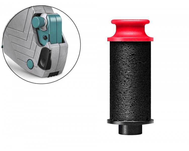 Rodillo entintador meto basic para etiquetadora arrow s tinta negra pack de 5 unidades