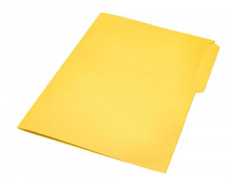 Subcarpeta cartulina liderpapel folio pestaña superior 240g/m2 color amarillo