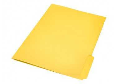 Subcarpeta cartulina liderpapel folio pestaña inferior 240g/m2 color amarillo Subcarpeta cartulina liderpapel folio pestaña inferior 240g/m2 color amarillo
