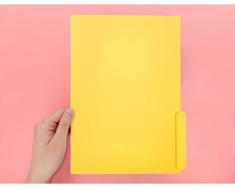 Subcarpeta cartulina liderpapel folio pestaña inferior 240g/m2 color amarillo