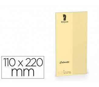 Sobre rossler coloretti dl americano color marron arena 110x220 mm pack de 5 unidades