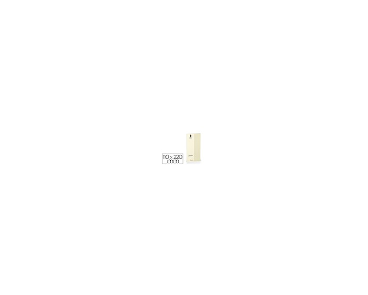 Sobre rossler coloretti dl americano color marmol crema 110x220 mm pack de 5 unidades