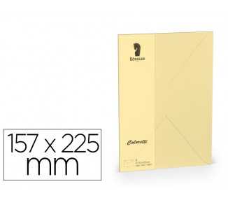 Sobre rossler coloretti c5 color marron arena 157x225 mm pack de 5 unidades