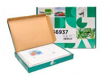 Cartulina liderpapel a4 180g/m2 blanco paquete de 25+5 hojas