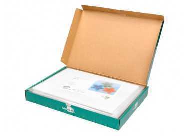 Cartulina liderpapel a4 180g/m2 blanco paquete de 25+5 hojas