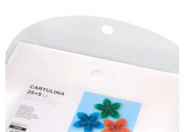 Cartulina liderpapel a4 180g/m2 blanco paquete de 25+5 hojas