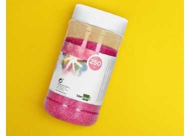 Purpurina liderpapel fantasia color metalico rosa pastel bote de 250 gr