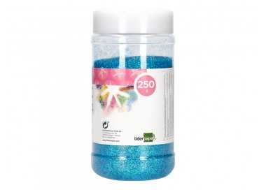 Purpurina liderpapel fantasia color metalico azul pastel bote de 250 gr
