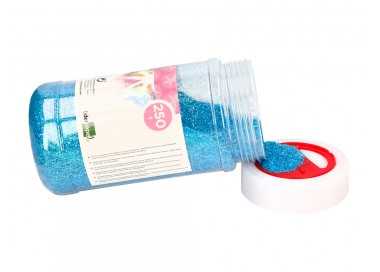 Purpurina liderpapel fantasia color metalico azul pastel bote de 250 gr