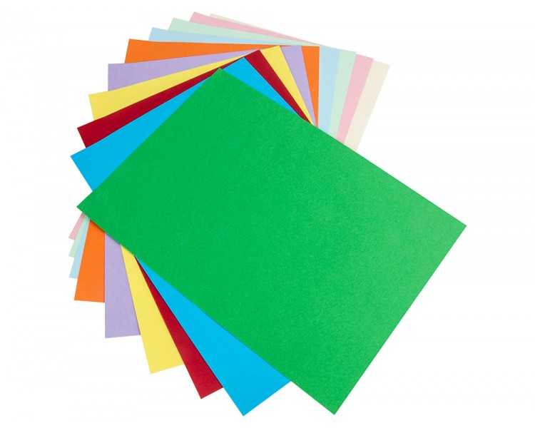 Cartulina liderpapel 50x65 cm 180g/m2 10 colores surtidos paquete de 10 hojas