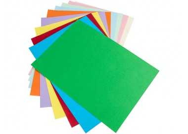 Cartulina liderpapel 50x65 cm 180g/m2 10 colores surtidos paquete de 10 hojas