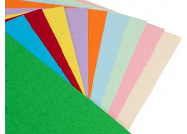 Cartulina liderpapel 50x65 cm 180g/m2 10 colores surtidos paquete de 10 hojas