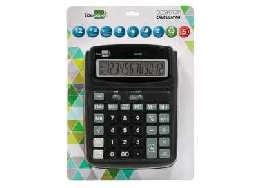 Calculadora liderpapel sobremesa xf39 12 digitos solar y pilas color negro 190x140x32 mm 40% reciclada Calculadora liderpapel sobremesa xf39 12 digitos solar y pilas color negro 190x140x32 mm 40% reciclada
