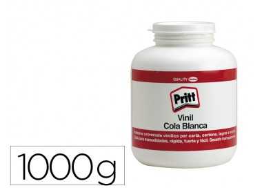 Pegamento cola vinilica pritt blanca bote de 1000 gr