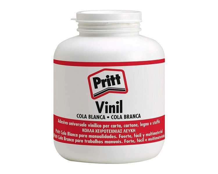 Pegamento cola vinilica pritt blanca bote de 1000 gr