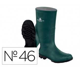 Botas deltaplus de seguridad stone pvc verde suela de tacos talla 46