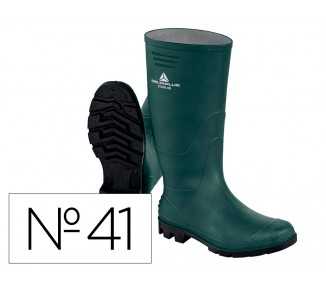 Botas deltaplus de seguridad stone pvc verde suela de tacos talla 41
