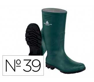 Botas deltaplus de seguridad stone pvc verde suela de tacos talla 39