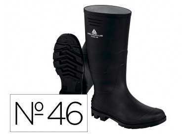 Botas deltaplus de seguridad stone pvc negro suela de tacos talla 46