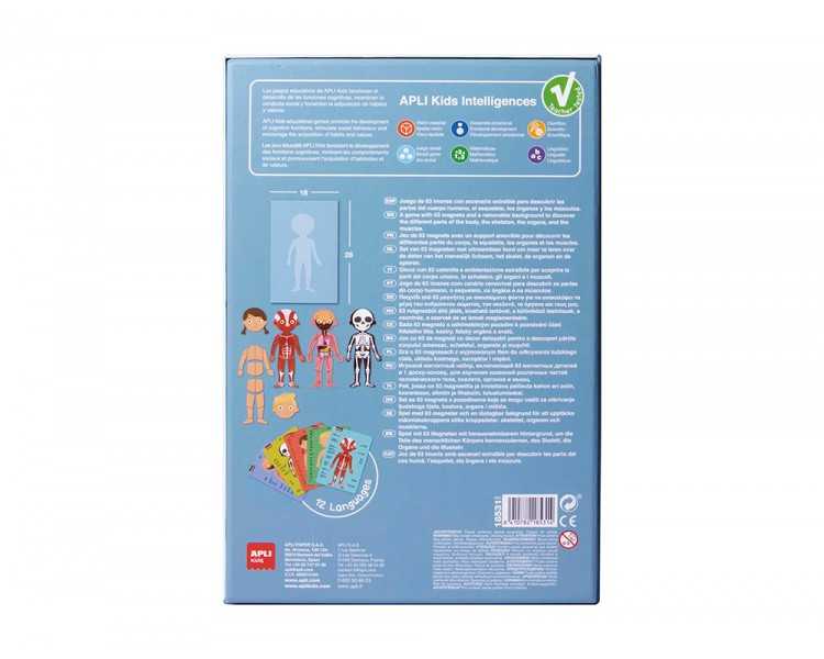 Juego apli didactico magnetico el cuerpo humano