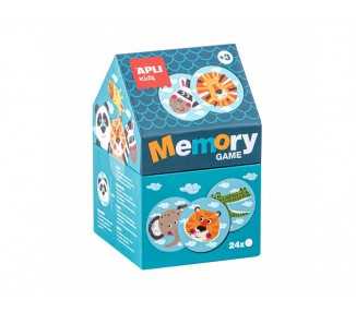 Juego apli didactico memory casita safari