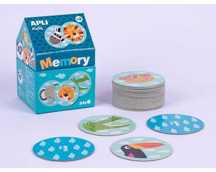 Juego apli didactico memory casita safari
