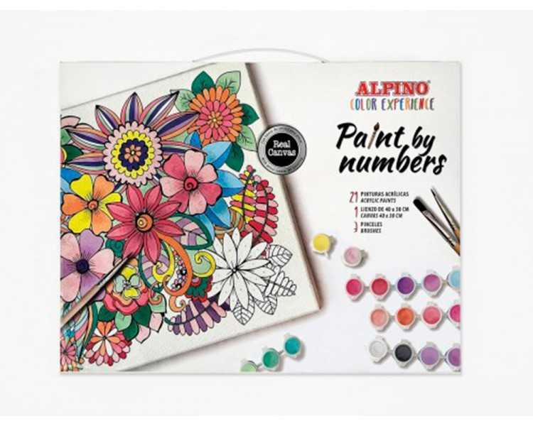 Set de pintura alpino color experience pinta por numeros