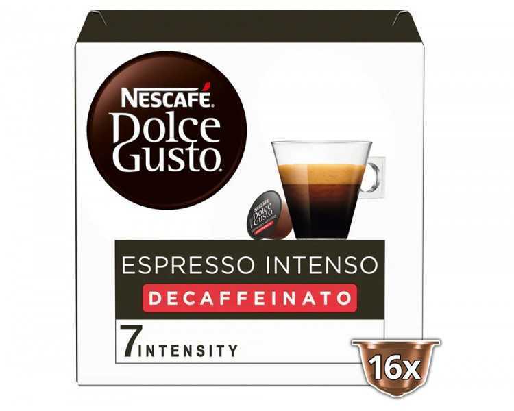 Cafe dolce gusto espresso intenso descafeinado intensidad 7 monodosis caja de 16 unidades