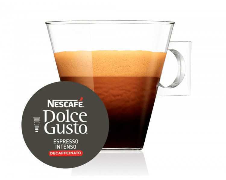 Cafe dolce gusto espresso intenso descafeinado intensidad 7 monodosis caja de 16 unidades