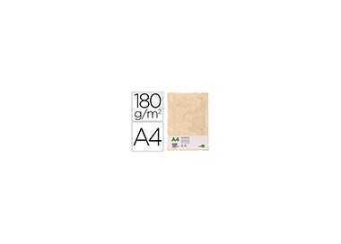 Papel pergamino liderpapel din a4 con bordes 180g/m2 color crema paquete de 50 hojas Papel pergamino liderpapel din a4 con bordes 180g/m2 color crema paquete de 50 hojas