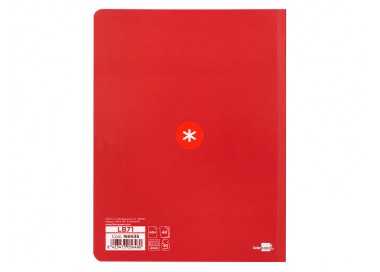 Libreta antartik a5+ plus cosida 48 hojas 90g/m2 cuadro 4mm con margen 6 colores surtidos