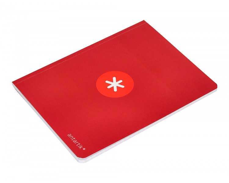 Libreta antartik a5+ plus cosida 48 hojas 90g/m2 cuadro 4mm con margen 6 colores surtidos