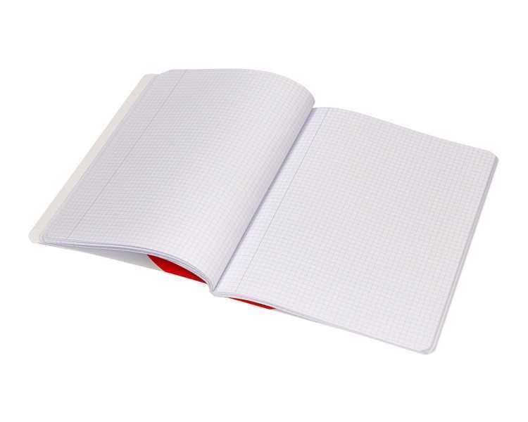 Libreta antartik a5+ plus cosida 48 hojas 90g/m2 cuadro 4mm con margen 6 colores surtidos