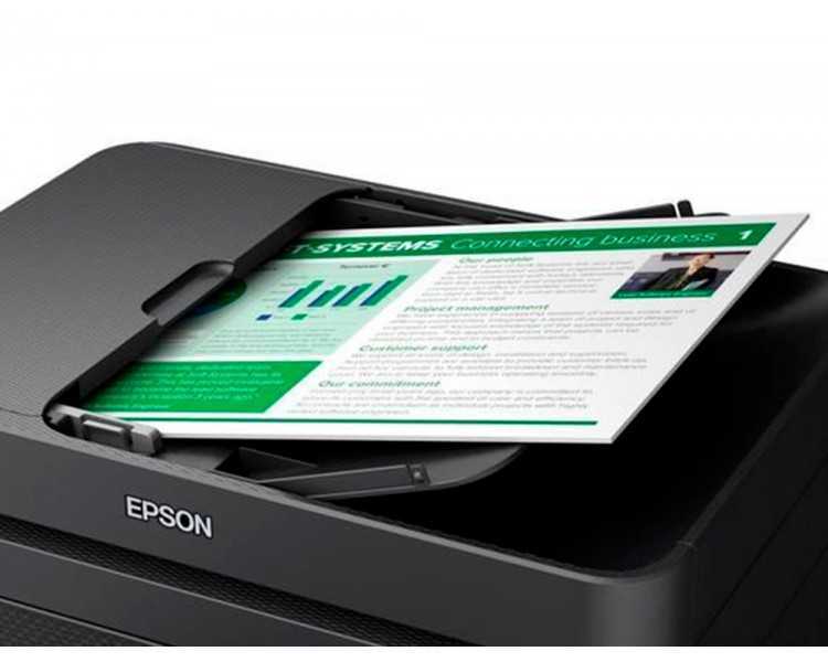 Equipo multifuncion epson work force wf-2930dwf wifi tinta 10 ppm bandeja 100 hojas escaner copiadora