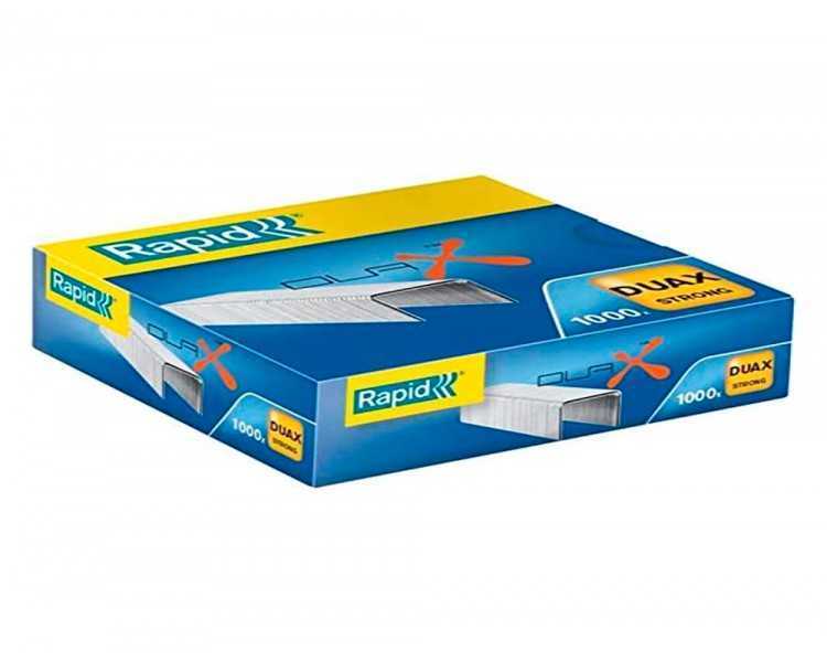 Grapas rapid duax strong caja de 1000 unidades