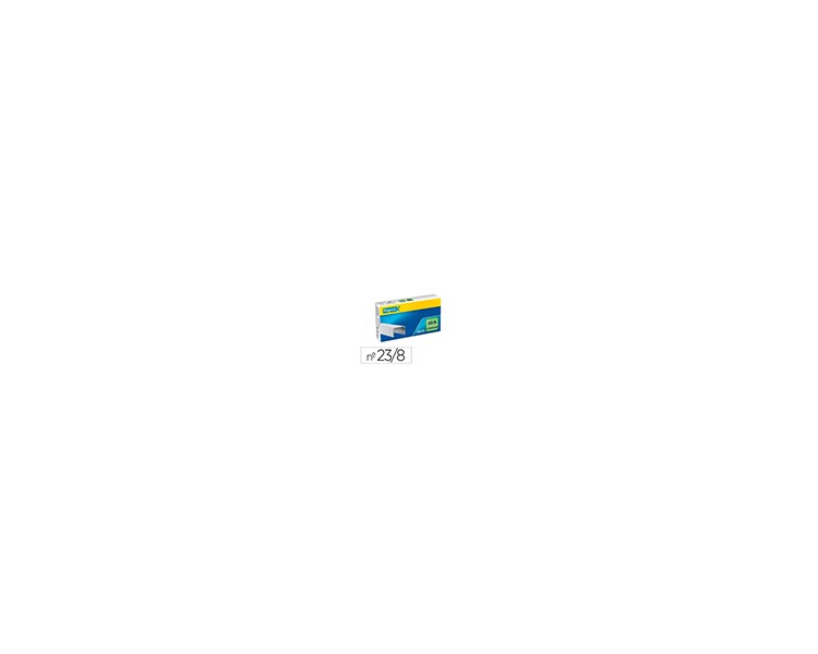 Grapas rapid 23/8 mm galvanizada caja de 1000 unidades