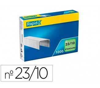 Grapas rapid 23/10 mm galvanizada caja de 1000 unidades