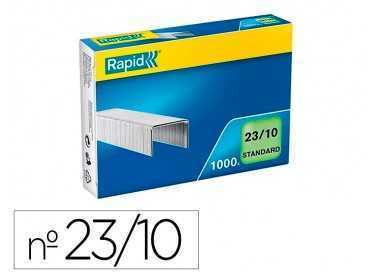 Grapas rapid 23/10 mm galvanizada caja de 1000 unidades