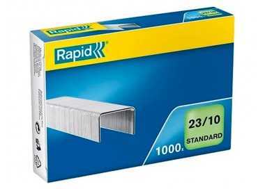 Grapas rapid 23/10 mm galvanizada caja de 1000 unidades