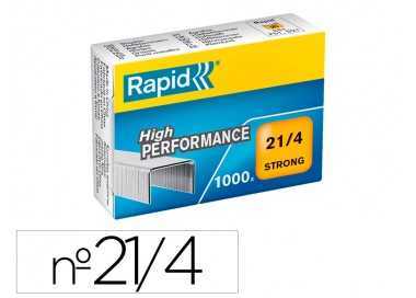 Grapas rapid 21/4 mm galvanizada strong caja de 1000 unidades