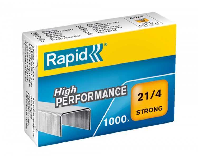 Grapas rapid 21/4 mm galvanizada strong caja de 1000 unidades